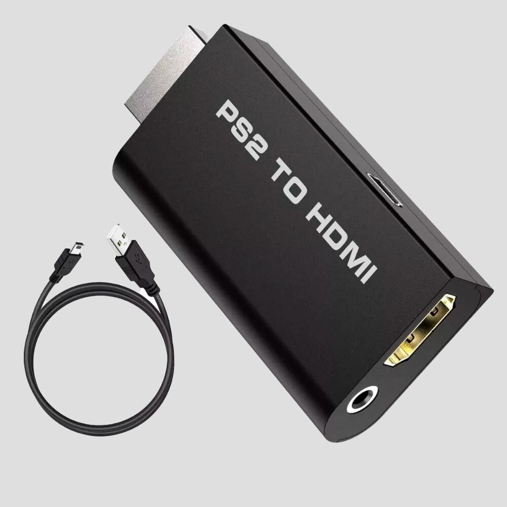 15320263427-ps2tohdmi1.jpg Adaptador Conversor PS2 Áudio e Vídeo (AV) para Cabo HDMI – Alta Qualidade - Imagem 3