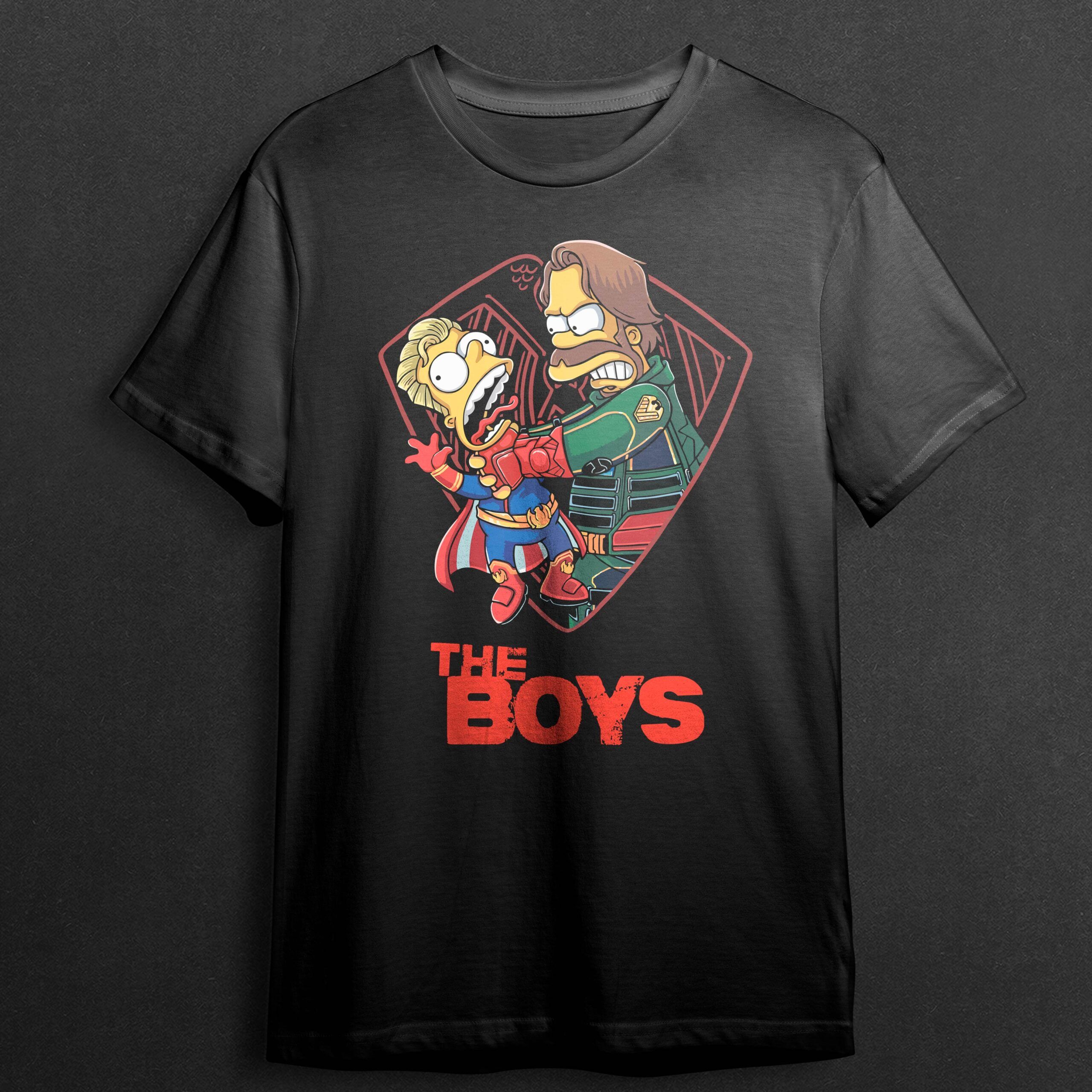 15139599620_CAMISETA-THE-BOYS-HOMER-BART-5.jpg Camiseta The Boys Homer Bart Soldier Boy E Capitão Pátria - Imagem 3