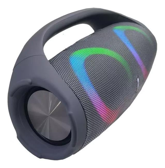 15294563040_D_NQ_NP_2X_997777-MLB76159894610_052024-F.jpg Caixa de som Portátil com Alça e Bluetooth estilo boonbox 2 preta - Imagem 1