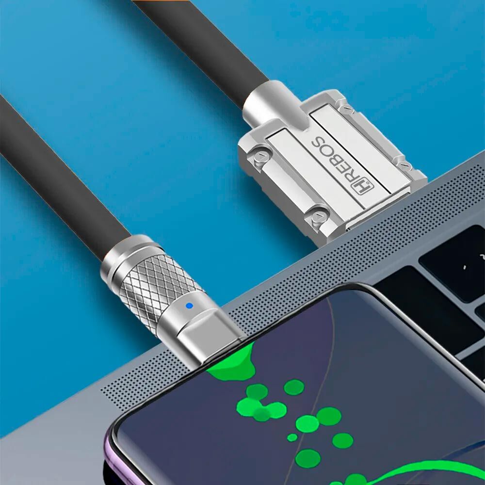 15310130852-arm03.jpg Cabo Turbo Armor Slim USB Tipo C – Carregamento Rápido CB-205C - Imagem 2