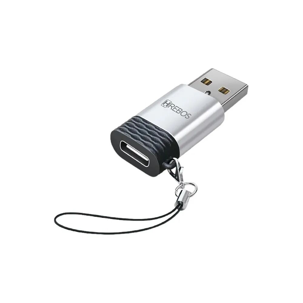 806BB28376841D5F15CE883D9DF776C9.jpg Adaptador OTG USB macho para Tipo C fêmea - Imagem 3