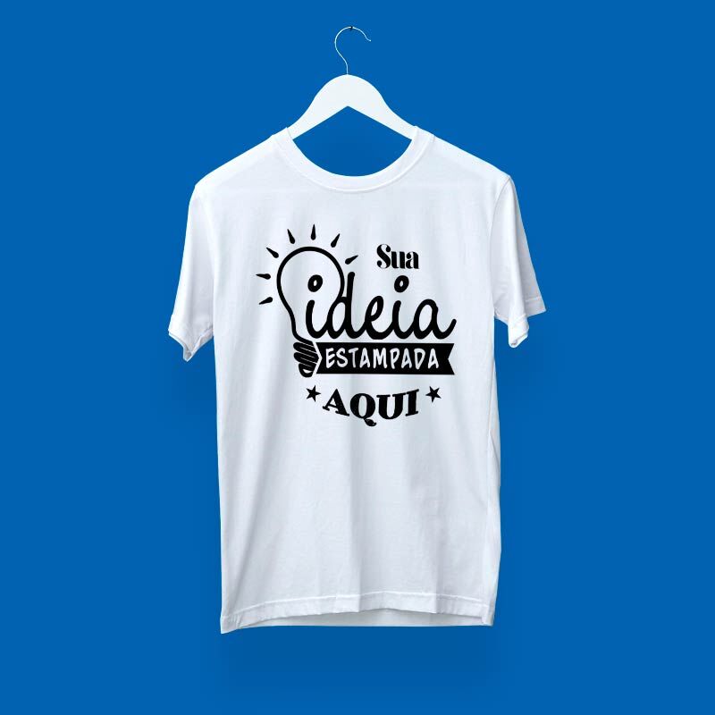 15099113501-mockup-camiseta-personalizada.jpg Camiseta Personalizada Com a Arte Que Voce Quiser - Malha PP - Imagem 1