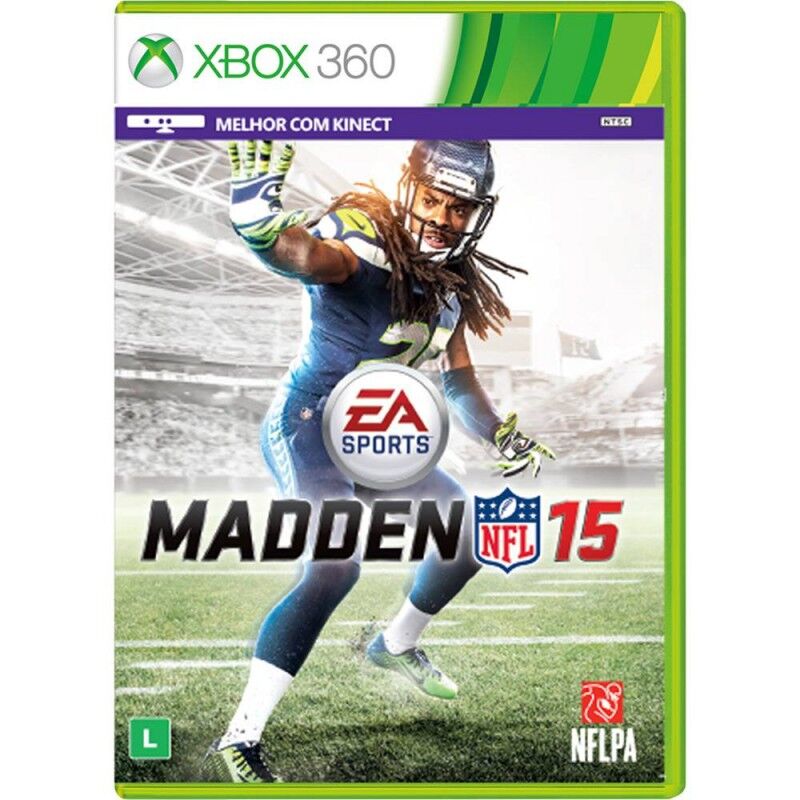 JOGO MADDEN NFL 15 SEMI NOVO XBOX 360 JOGO MADDEN NFL 15 SEMI NOVO XBOX 360