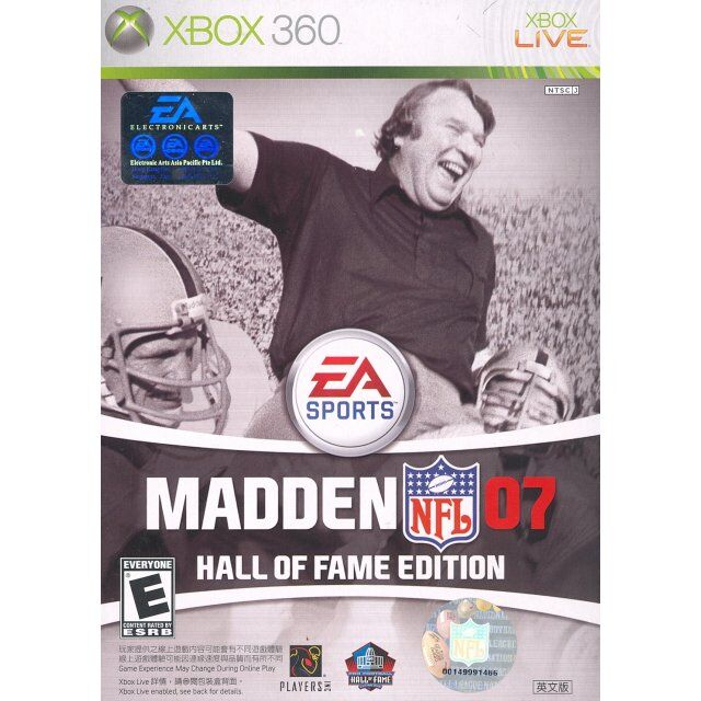 PA.70801.002 MADDEN NFL 07 HALL OF FAME EDITION SEMI NOVO- XBOX 360 - Imagem 1