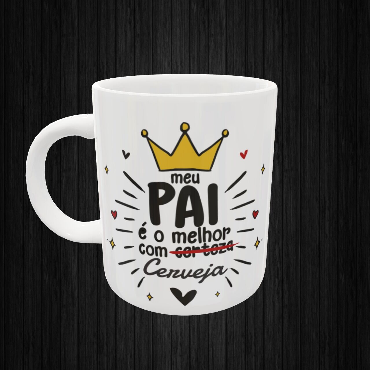 WhatsApp Image 2020-08-08 at 3.17.09 PM (1) CANECA PERSONALIZADA - MEU PAI E MELHOR COM CERTEZA...CERVEJA - Imagem 1