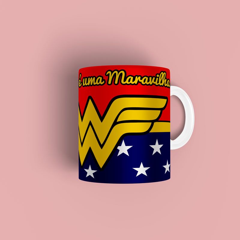 Mae-voce-e-uma-maravilha-2 Caneca personalizada mãe você é uma Maravilha - Imagem 2