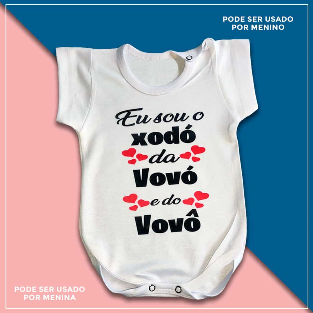 body-infantil-xodo-da-vovo.jpg Body infantil xodó da vovó e do vovô - Imagem 1
