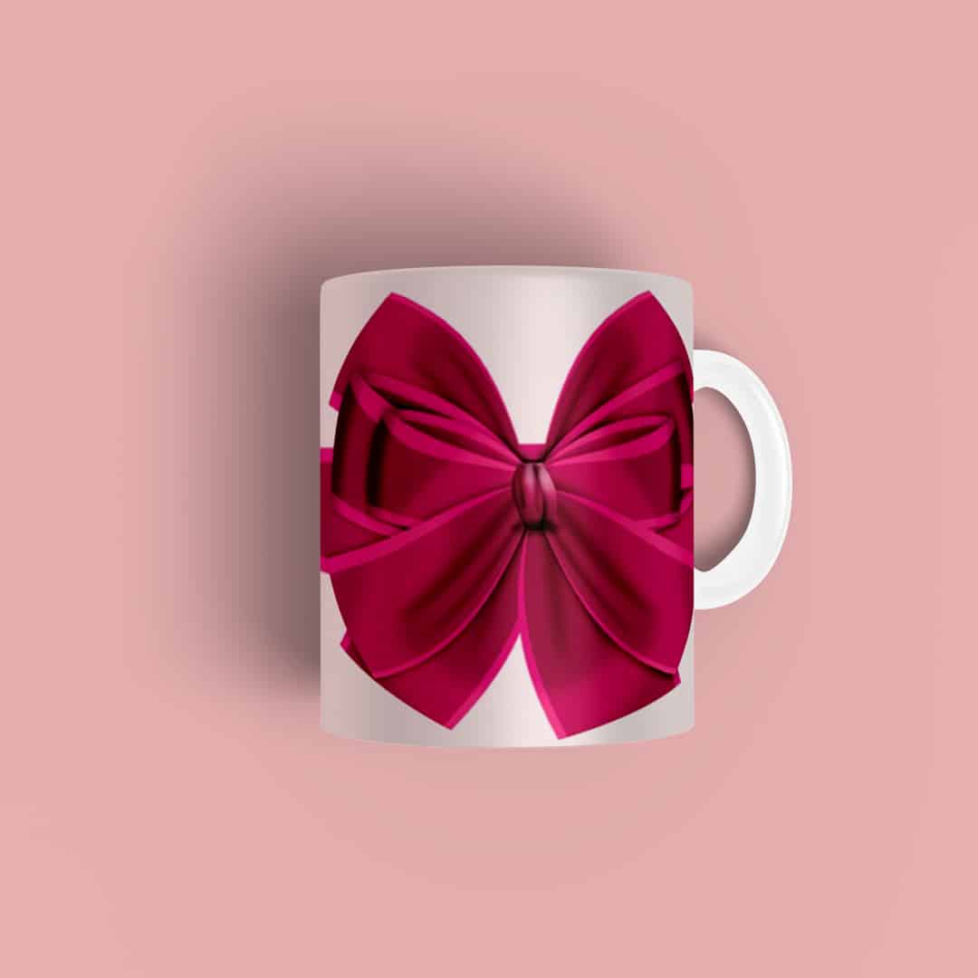 CANECA FELIZ DIA DAS MÃES LAÇO - Imagem 1