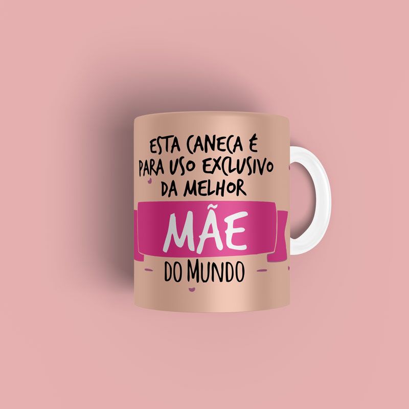 uso-exclusivo-2 Caneca personalizada uso exclusivo da melhor mãe do mundo. - Imagem 1