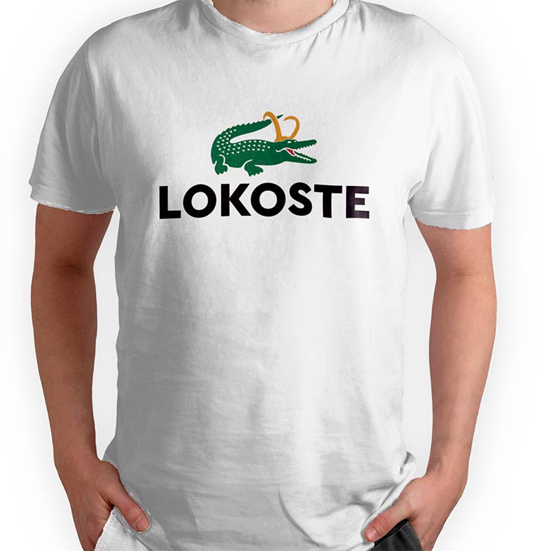 13769688772_Camiseta-lokoste-branca3.jpg Camiseta Meme Nerd Geek Loki Lokoste branca malha PP - Imagem 2