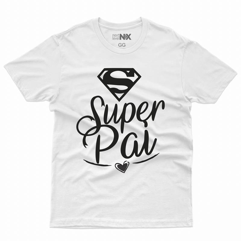13880238969_super-pai-branco-3.jpg Camiseta Super Pai - Imagem 1