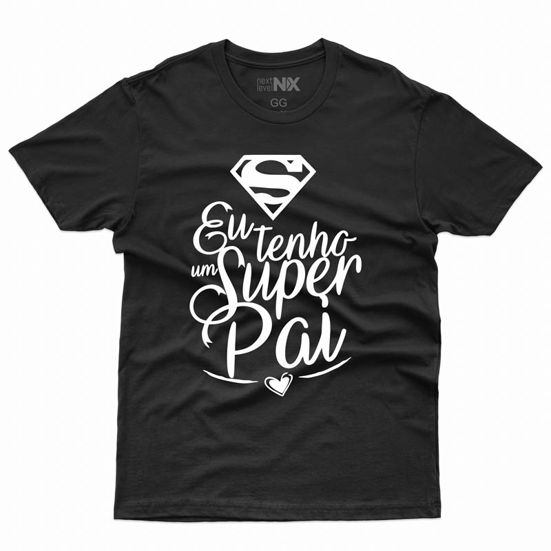 13880741174_eu-tenho-um-super-pai-preta-1.jpg Camiseta Eu tenho um super pai - Imagem 2