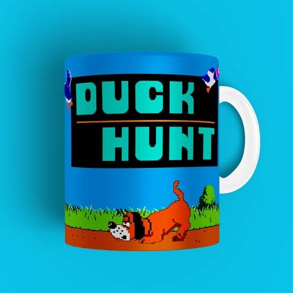 13884631657_duck-hunt2.jpg Caneca Personalizada Tema Game Duck Hunt - Imagem 1