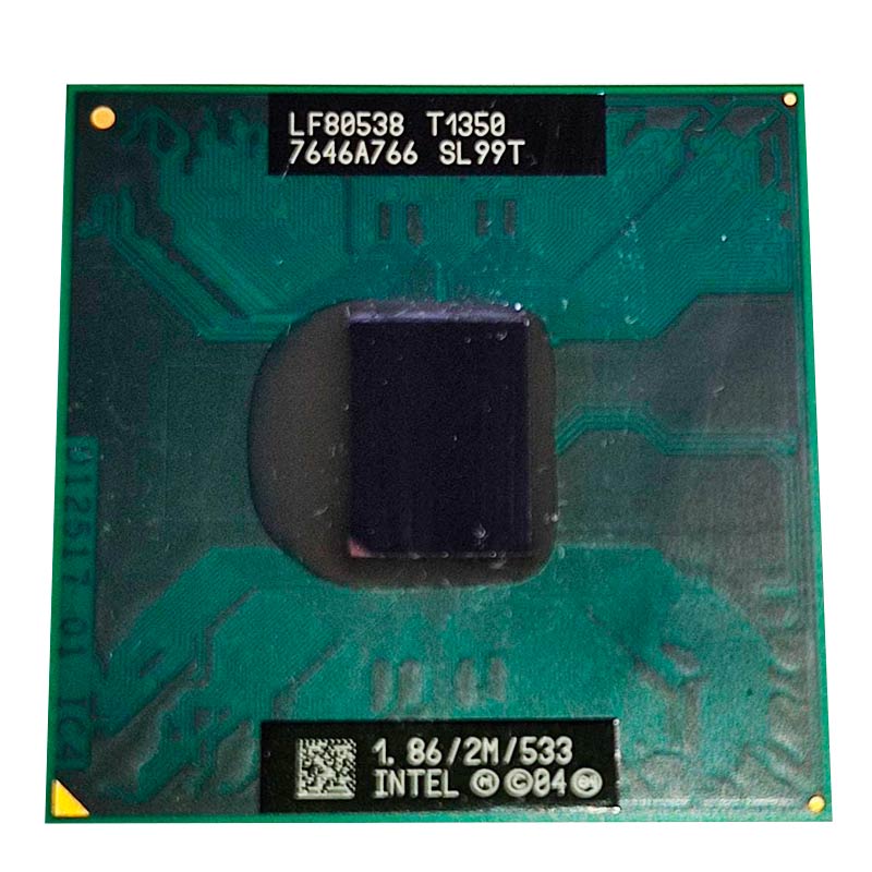 14097207489_T1350-FRENTE.jpg Processador Notebook Intel Core Solo T1350 SL99T - Imagem 1