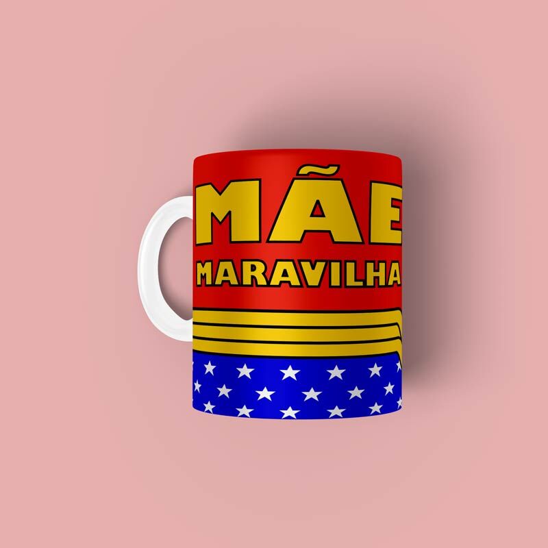 mae-maravilha-com-foto.jpg Caneca personalizada Mãe Maravilha com foto - Imagem 1