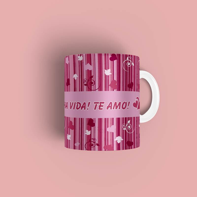 mae-voce-e-a-minha-vida2.jpg Caneca personalizada Mãe Você é minha Vida - Imagem 2