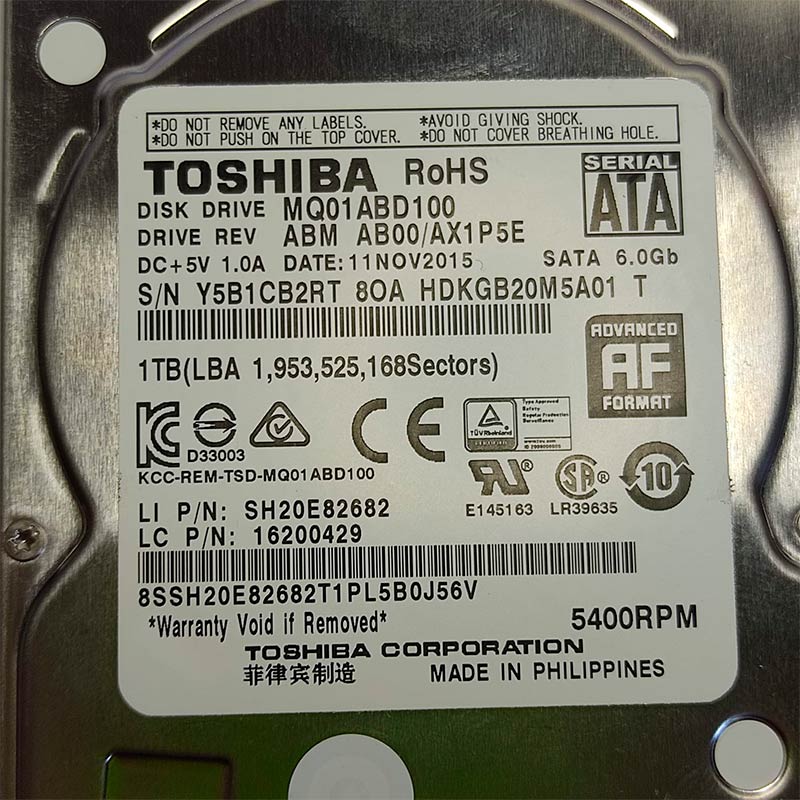 14827886065_placa-hd-toshiba-1tb-3.jpg Placa logica HD TOSHIBA 1TB mq01abd100 usado - Imagem 3