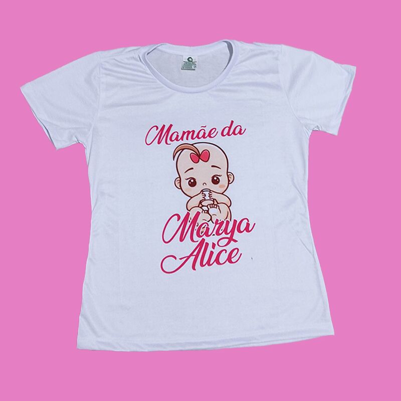15026336803_camiseta-mamae.jpg Camisetas Mãe e Filho desenho Bebê - Imagem 1