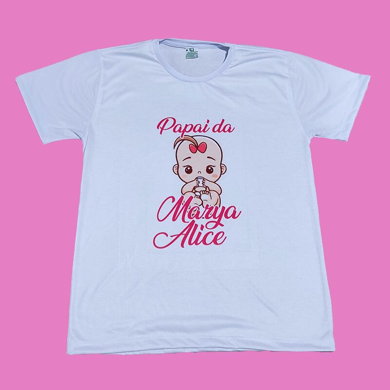 15026336807_camiseta-papa-bb.jpg Camisetas Mãe e Filho desenho Bebê - Imagem 2