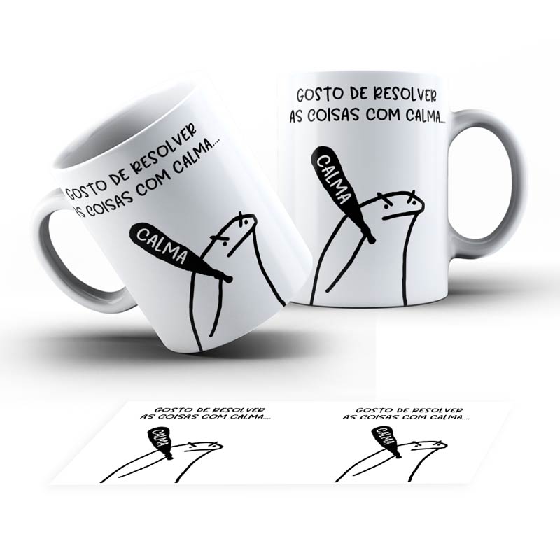 15109925320_canecas20florks201.jpg Caneca personalizada Florks com calma - Imagem 1
