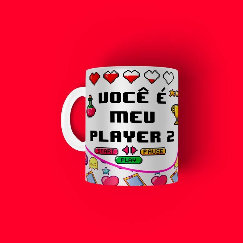 12675086493_voce-e-meu-playr-favorito.jpg Caneca Personalizada Tema Namorados Você É Meu Player 2 - Imagem 1