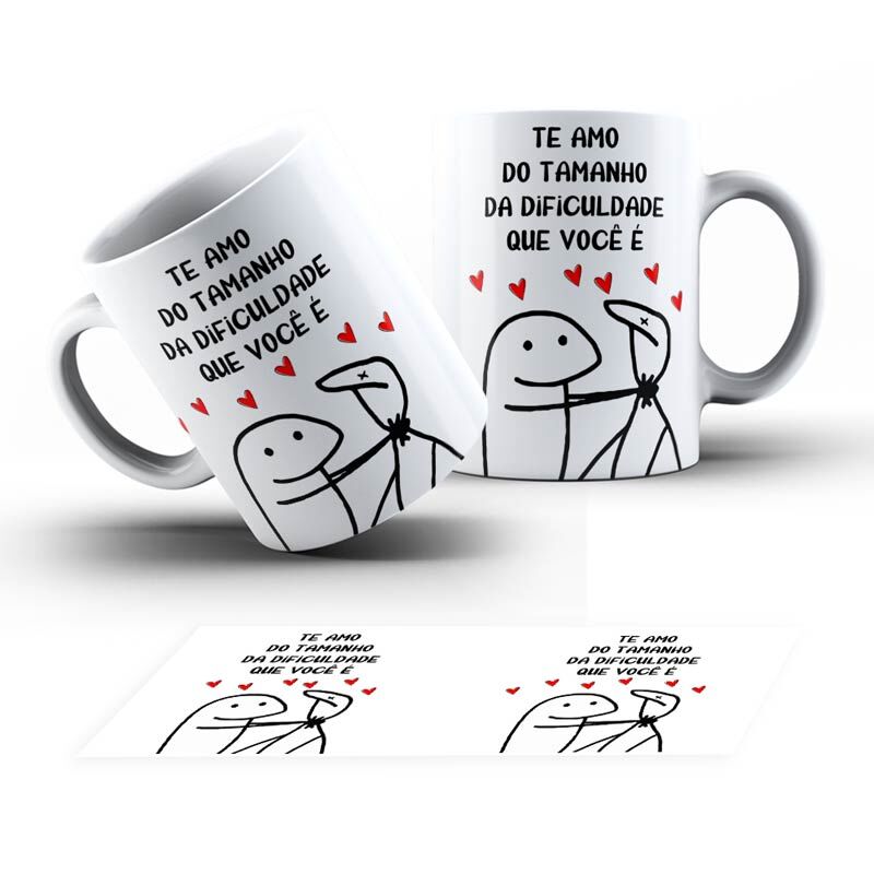 15109925144_canecas20florks204.jpg Caneca Personalizada Tema Florks Pareço Normal - Imagem 1