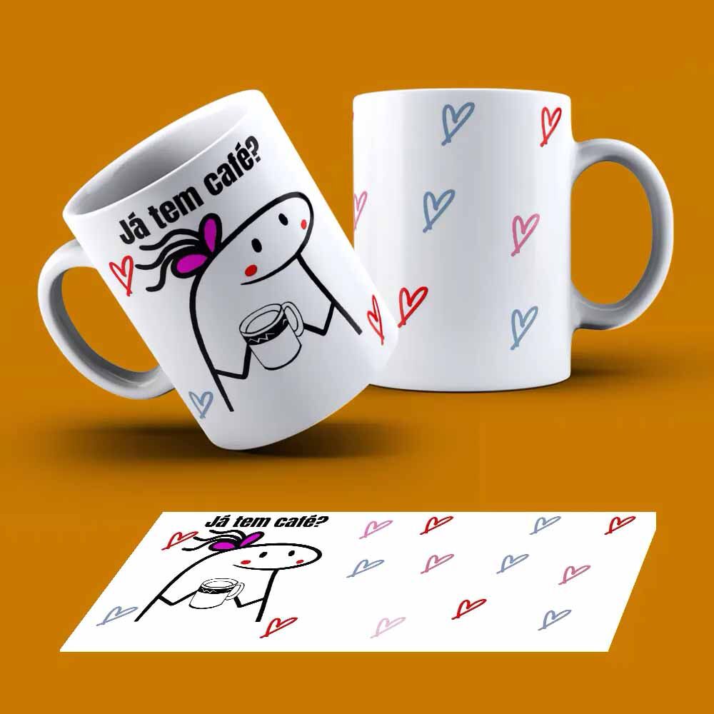 15137134035_15137035407_15135763150_Caneca20Flork20ja20tem20cafe.jpg Caneca Personalizada Tema Flork Já Tem Café - Imagem 1
