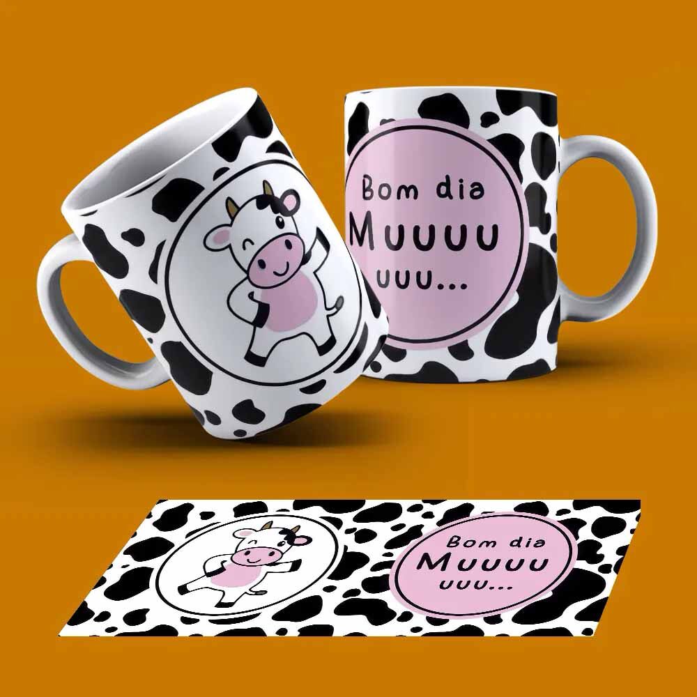 15137134259_15137035624_15135765187_Caneca20Bom20dia20Muuu.jpg Caneca Personalizada Tema Bom Dia Muuu - Imagem 1