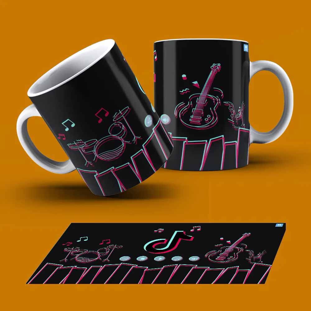 15137145720_15135832119_15135657415_Caneca20Tik20Tok20teclado20musical.jpg Caneca Personalizada Tema Tik Tok Teclado Musical - Imagem 1