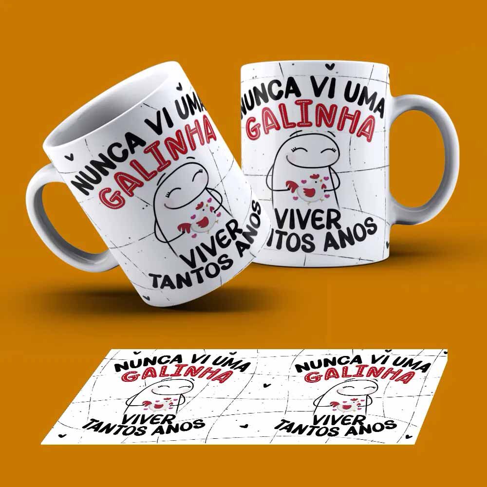 15137146501_15135831574_15135759902_Caneca20nunca20vi20uma20galinha20viver20tantos20anos.jpg Caneca Personalizada Tema Amiga Nunca Vi Uma Galinha Viver Tantos Anos - Imagem 1