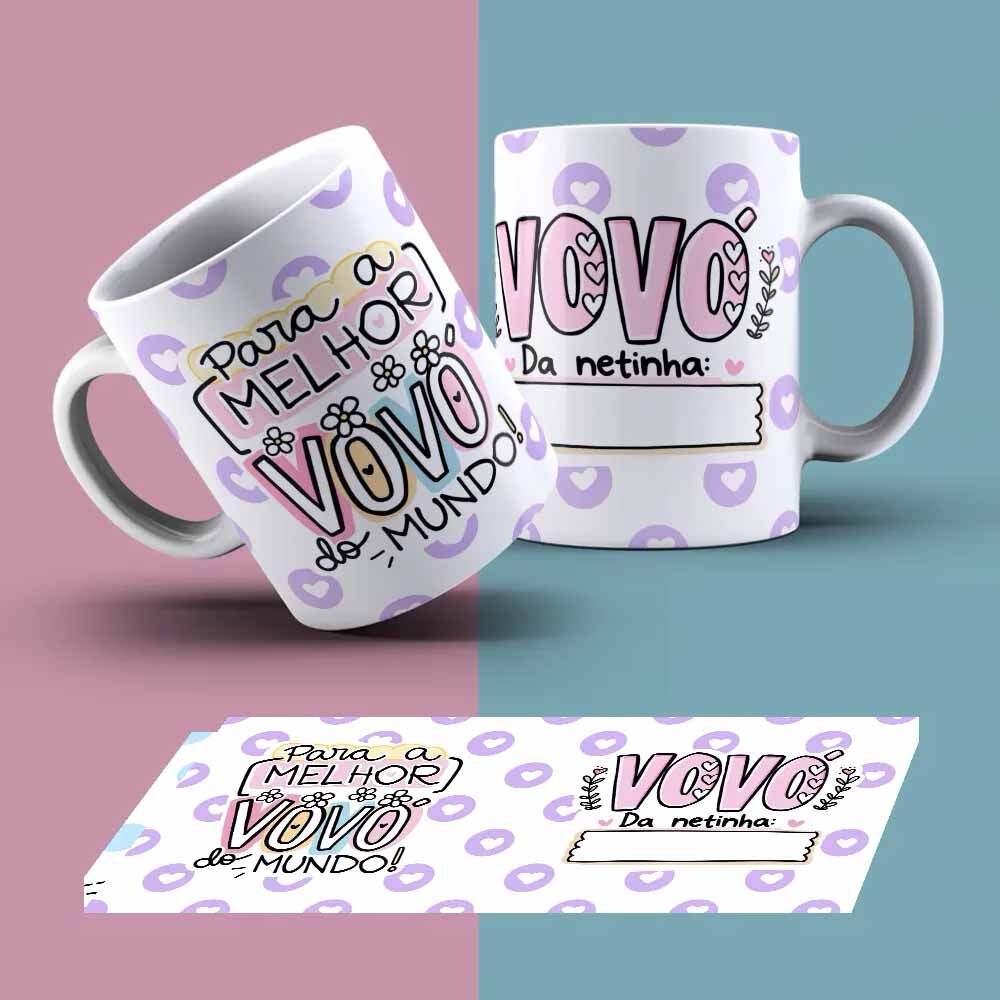 15139521028_Caneca20Personalizada20dia20dos20avos2020vovo20da20netinha.jpg Caneca Personalizada Dia dos Avós Frase Vovó da Netinha - Imagem 1