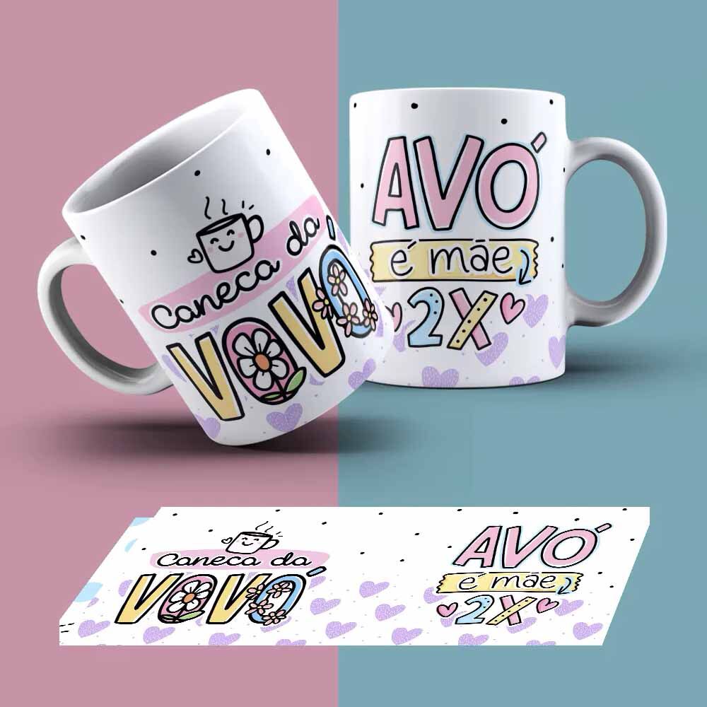 15139521348_Caneca20Personalizada20dia20dos20avos2020mae20duas20vezes.jpg Caneca Personalizada Dia dos Avós Frase Mãe Duas Vezes - Imagem 1