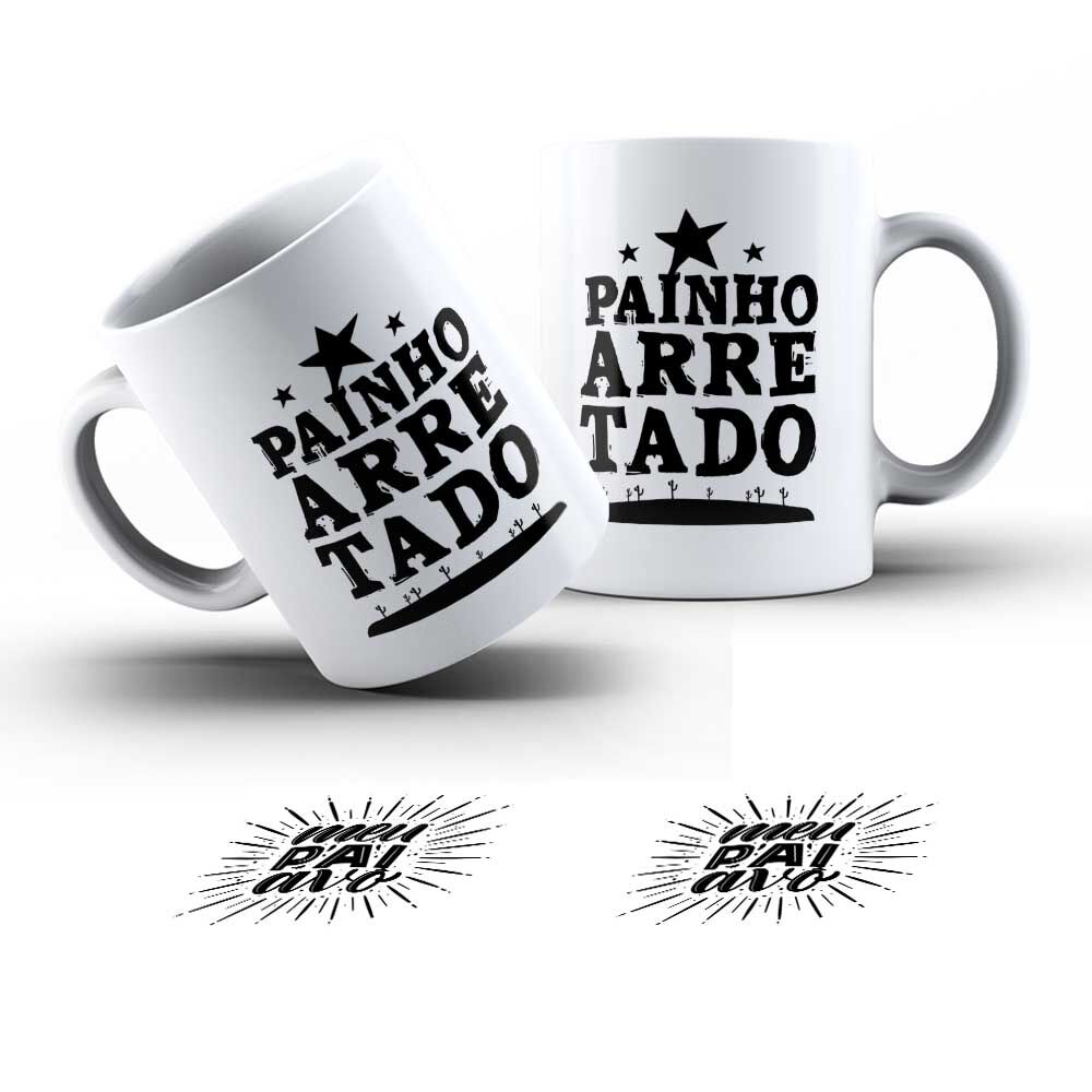 15139562298_Caneca20Personalizada20dia20dos20Pais20painho20arretado.jpg Caneca Personalizada Dia dos Pais Frase Painho Arretado - Imagem 1