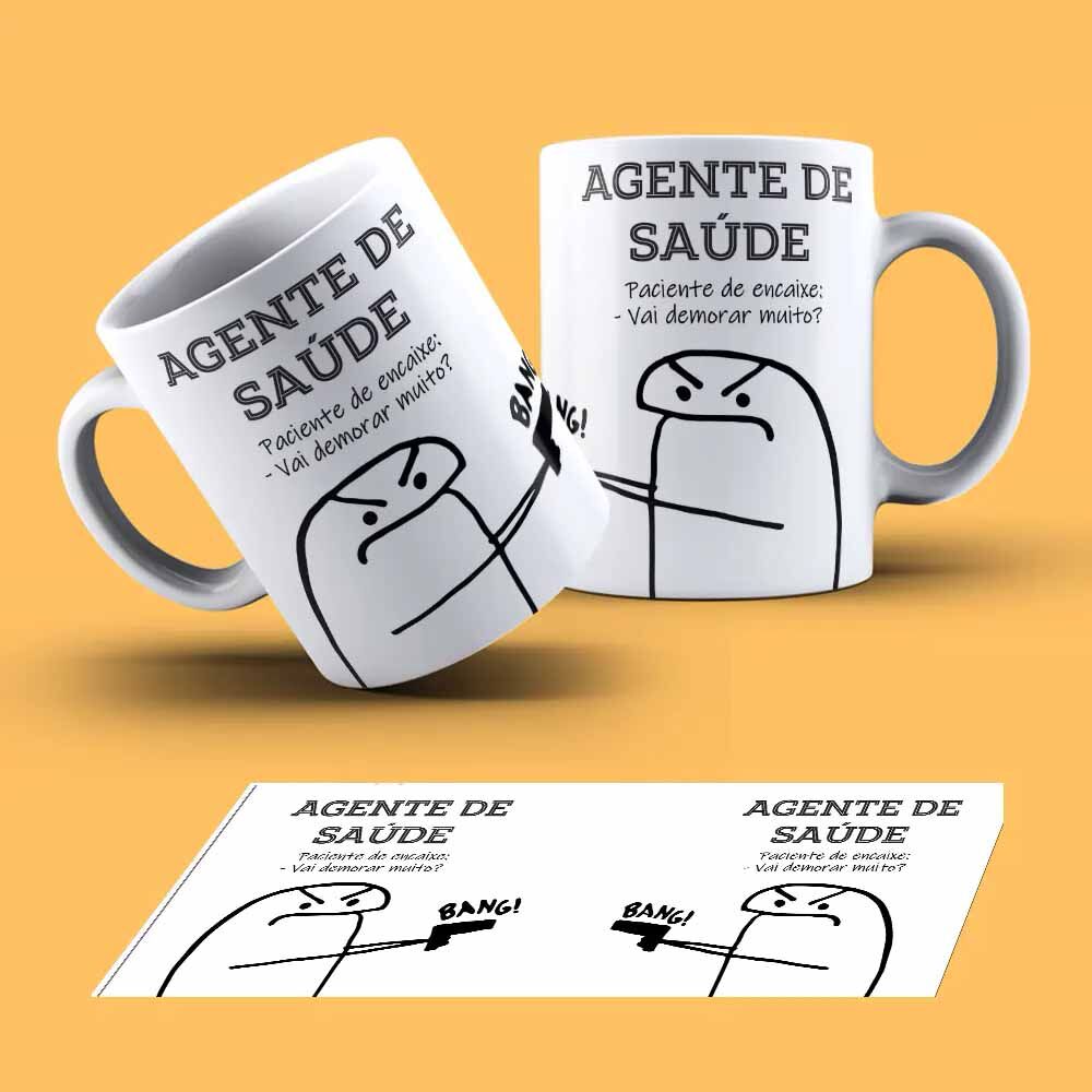 15145803067_caneca20agente20de20saude.jpg Caneca Personalziada Flork Agente de Saude - Imagem 1