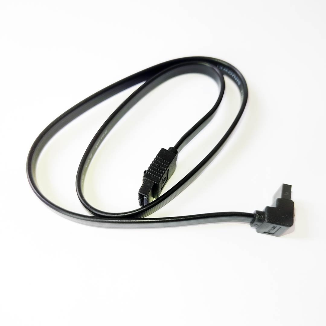 15152031257_cabo-de-sata-dados-preto-2.jpg Cabo SATA de Dados com Trava Metalica kit 2x1 - Imagem 1