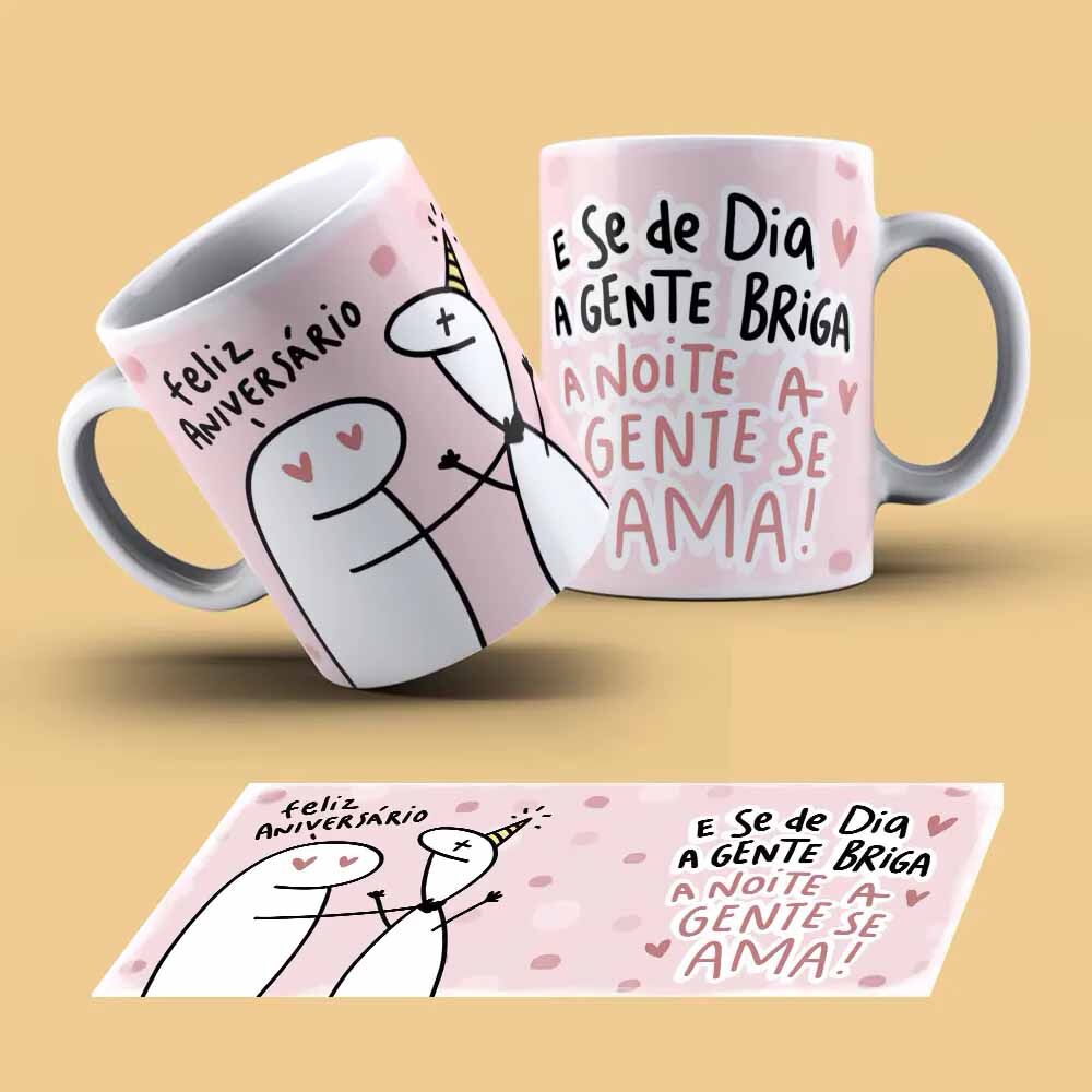 15152116539_Caneca20Flork20e20se20de20dia20agente20Briga20anoite20a20gente20se20ama.jpg Caneca Personalizada Flork Feliz Aniversário com Frase - Imagem 1
