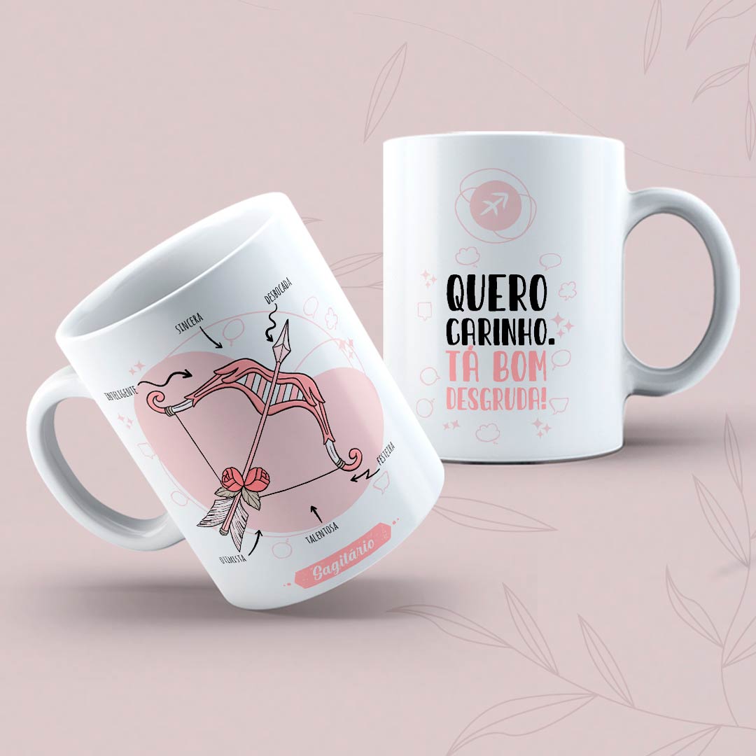 15177049680__sagitario-2.jpg Caneca Porcelana Tema Signos - Imagem 4