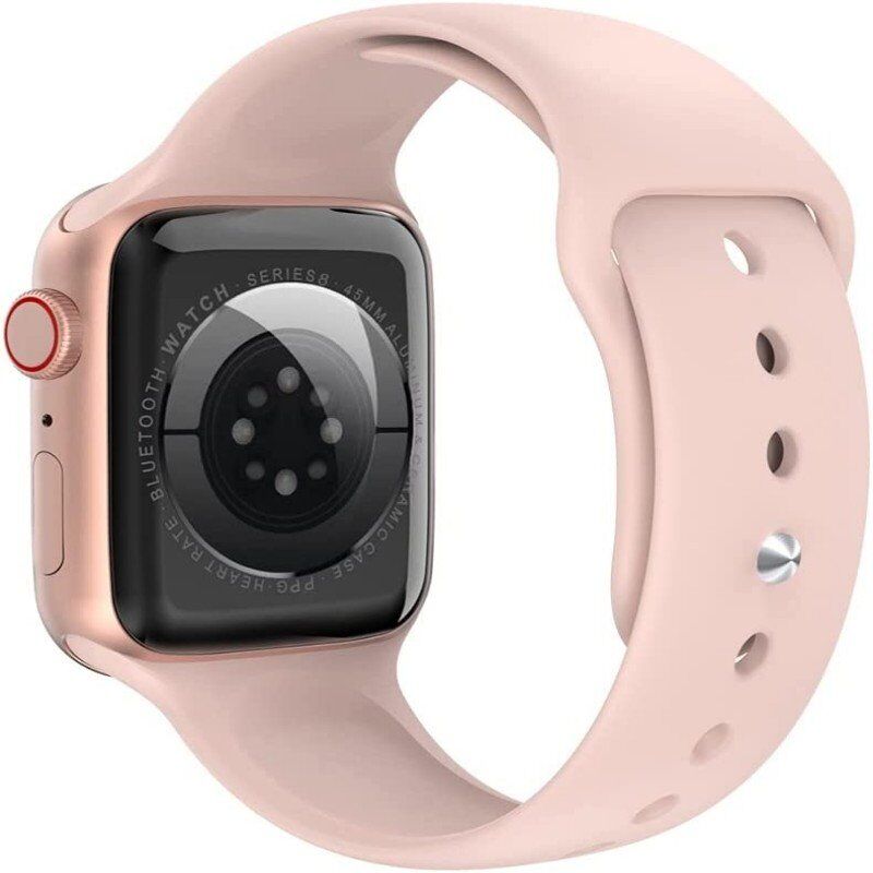 1000166400.jpg Smartwatch Relógio Inteligente W28 Pro Rosa - Imagem 3