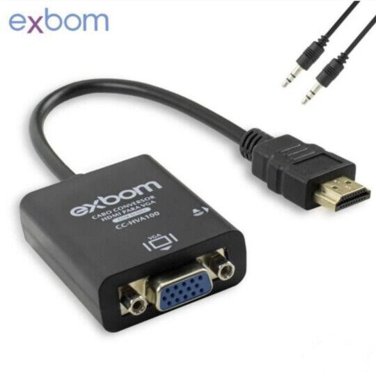 15304428905-cabo-conversor-hdmi-a-para-vga-femea-com-audio-exbom-blister-01279-cc-hva100-1.jpg Cabo Conversor HDMI A para VGA Fêmea com Áudio - Exbom CC-HVA100 - Imagem 1