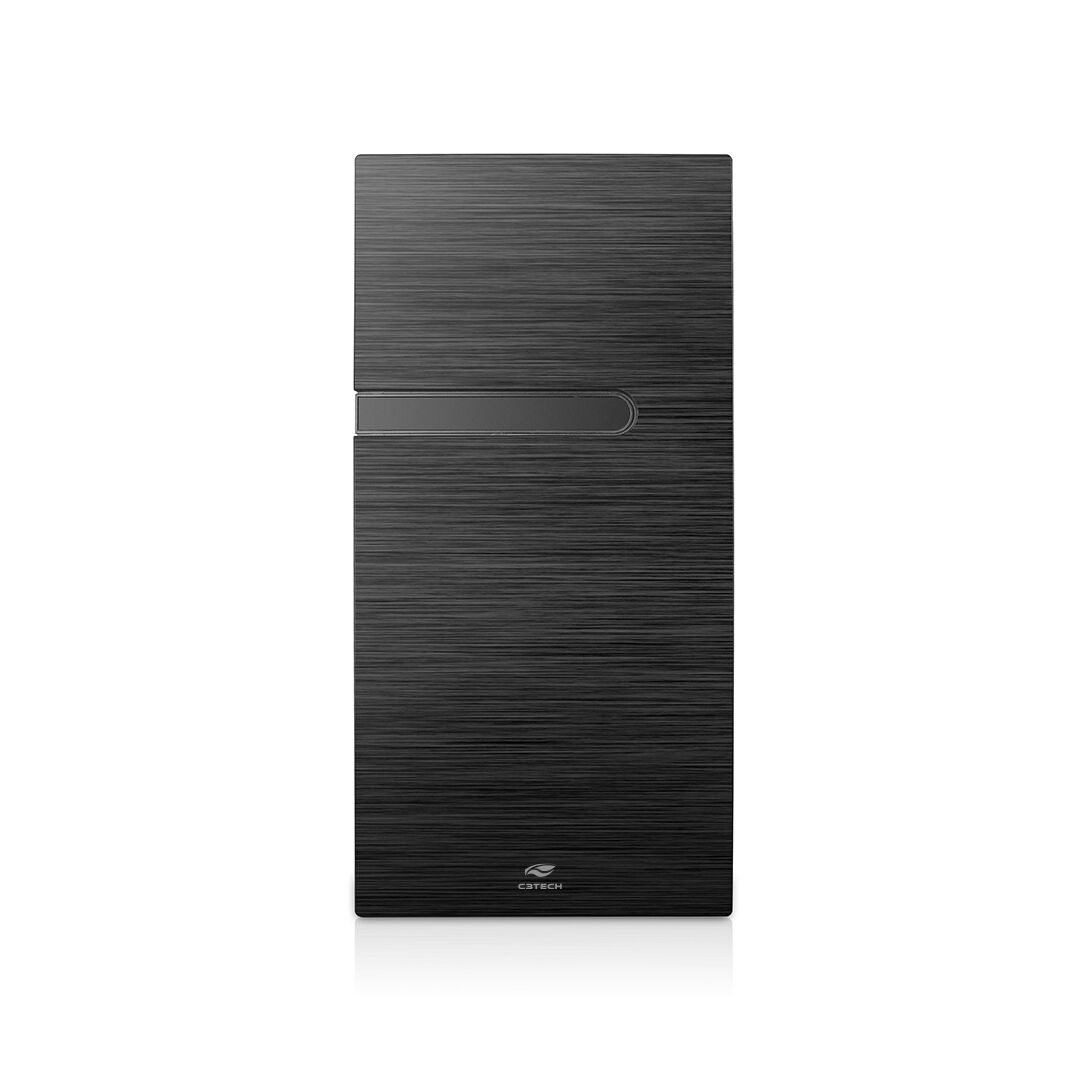 15330908404-c3plus-mt-35bk-02.jpg Gabinete Micro ATX C3Tech MT-35BK com Fonte 200W – Compacto e Funcional - Imagem 3