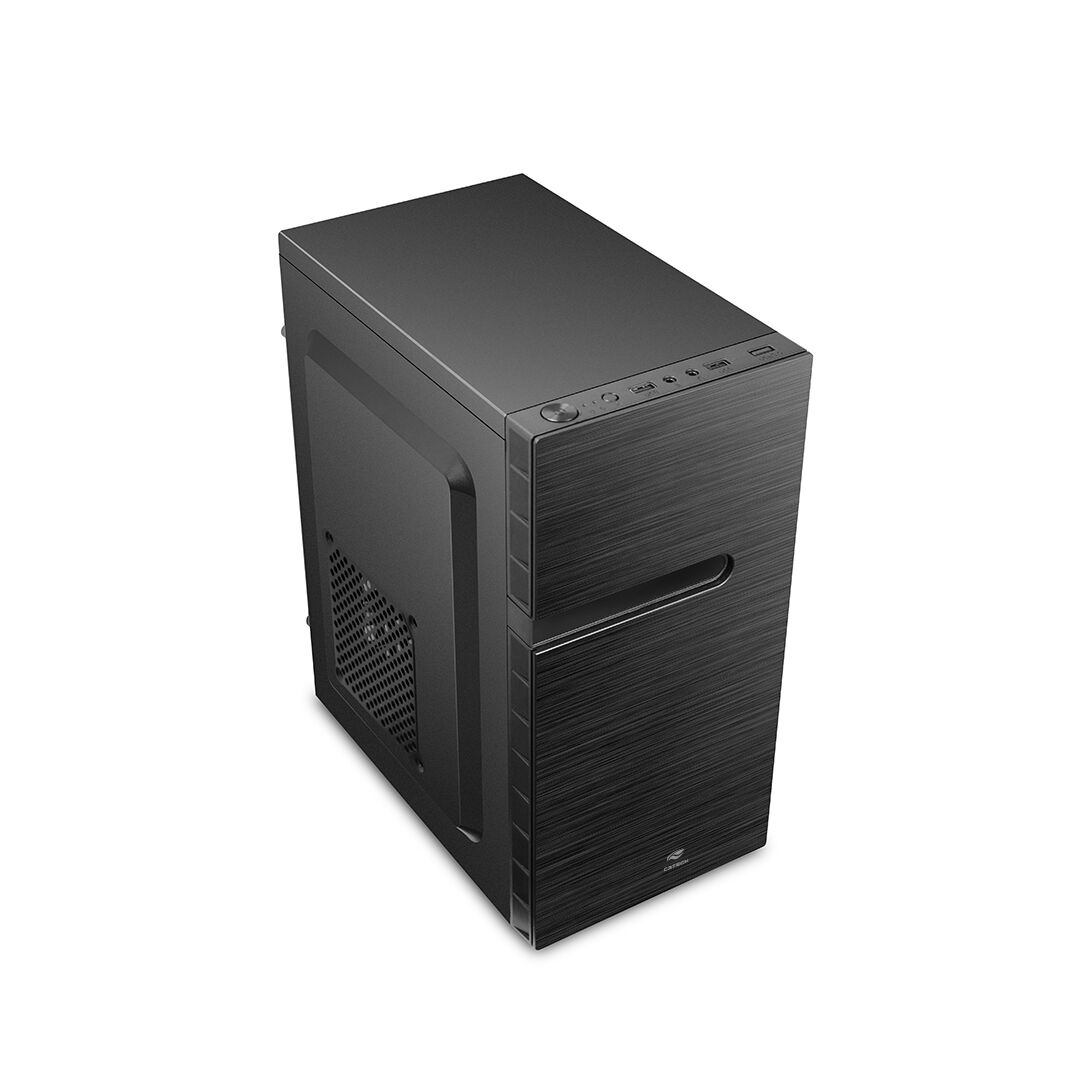 15330908408-c3plus-mt-35bk-03.jpg Gabinete Micro ATX C3Tech MT-35BK com Fonte 200W – Compacto e Funcional - Imagem 2