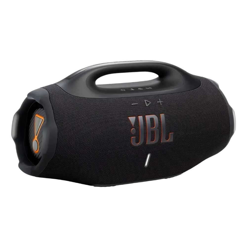 produto_46_20260629004438_69128eed5a Caixa de Som Bluetooth Boombox 4 Portátil À Prova d'Água Laranja e Preta - Imagem 5