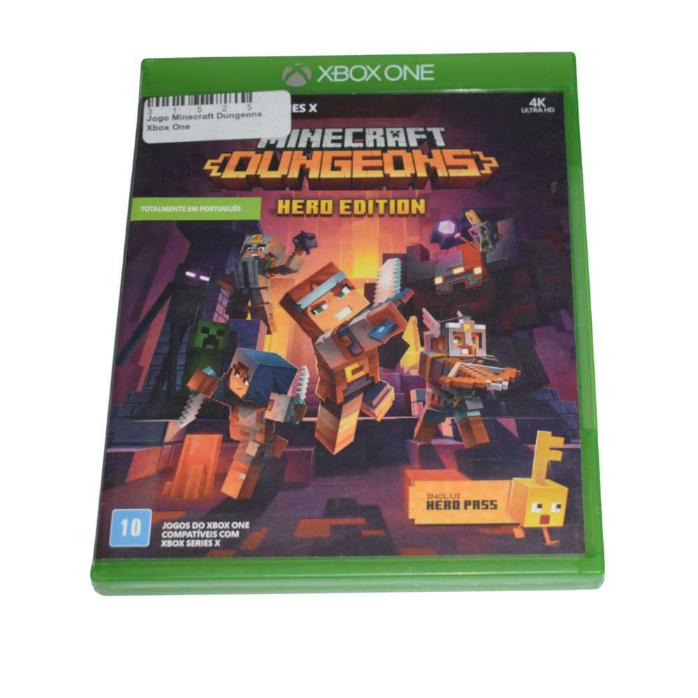 produto_5_20260612034526_9e59d84133 Minecraft Dungeons Hero Edition para Xbox One Usado em Ótimas Condições - Imagem 1
