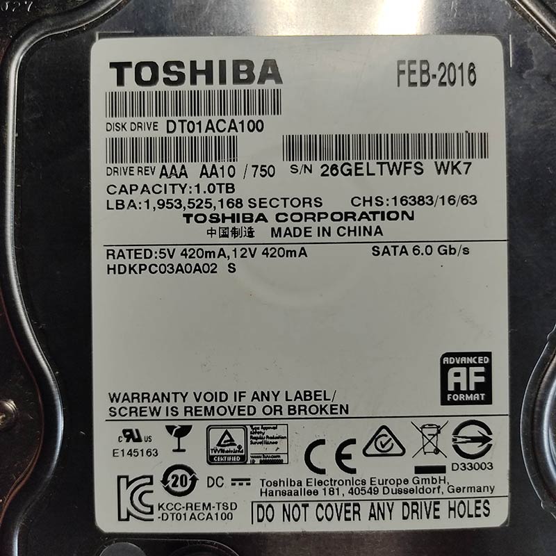 15108614139_placa20logica20dt01aca10020toshiba-1.jpg Placa Logica Hd desktop Toshiba 1TB dt01aca100 - Imagem 3