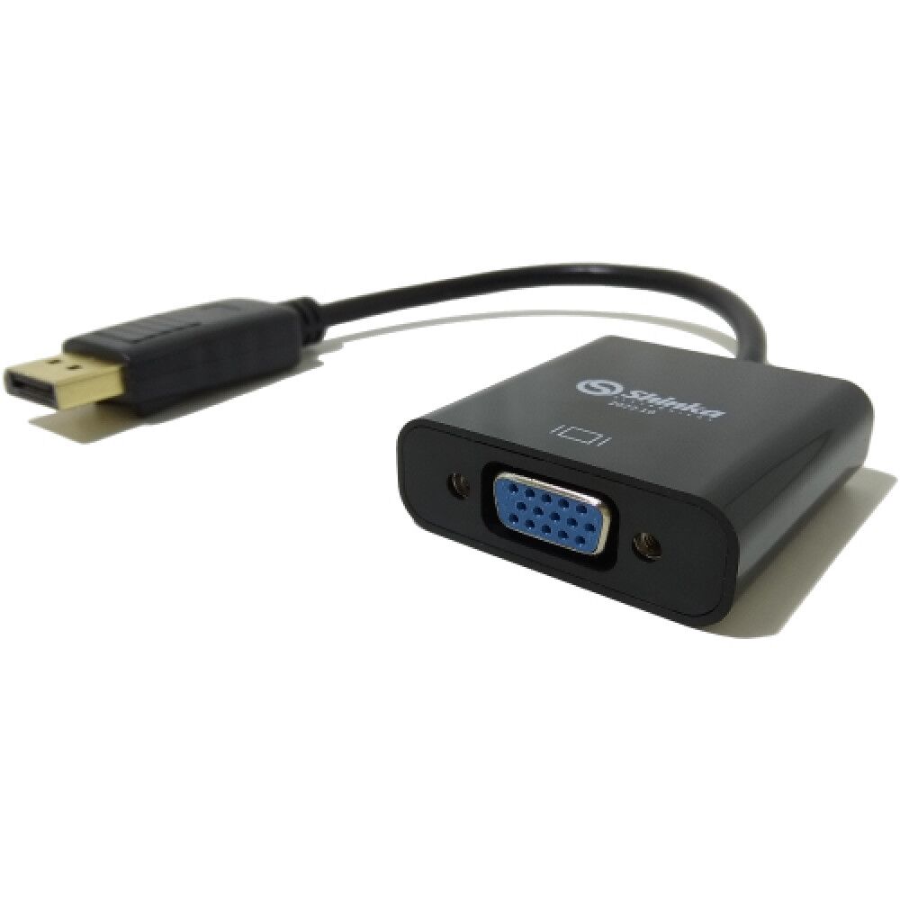 15304480476-atdpvga5.jpg Adaptador DisplayPort para VGA AT-DP-VGA Shinka (Novo) - Imagem 1