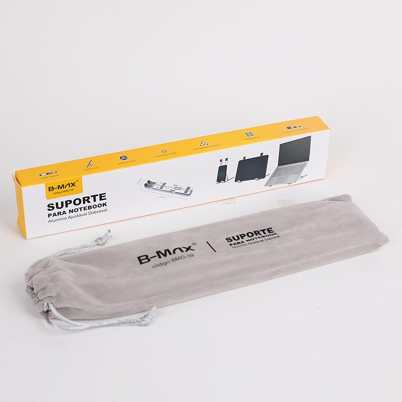 15306075149-2a3a6588-1.jpeg Suporte para Notebook Tablet e Ceular Ajustavevl Portátil de Alumínio B-MAX - Imagem 3