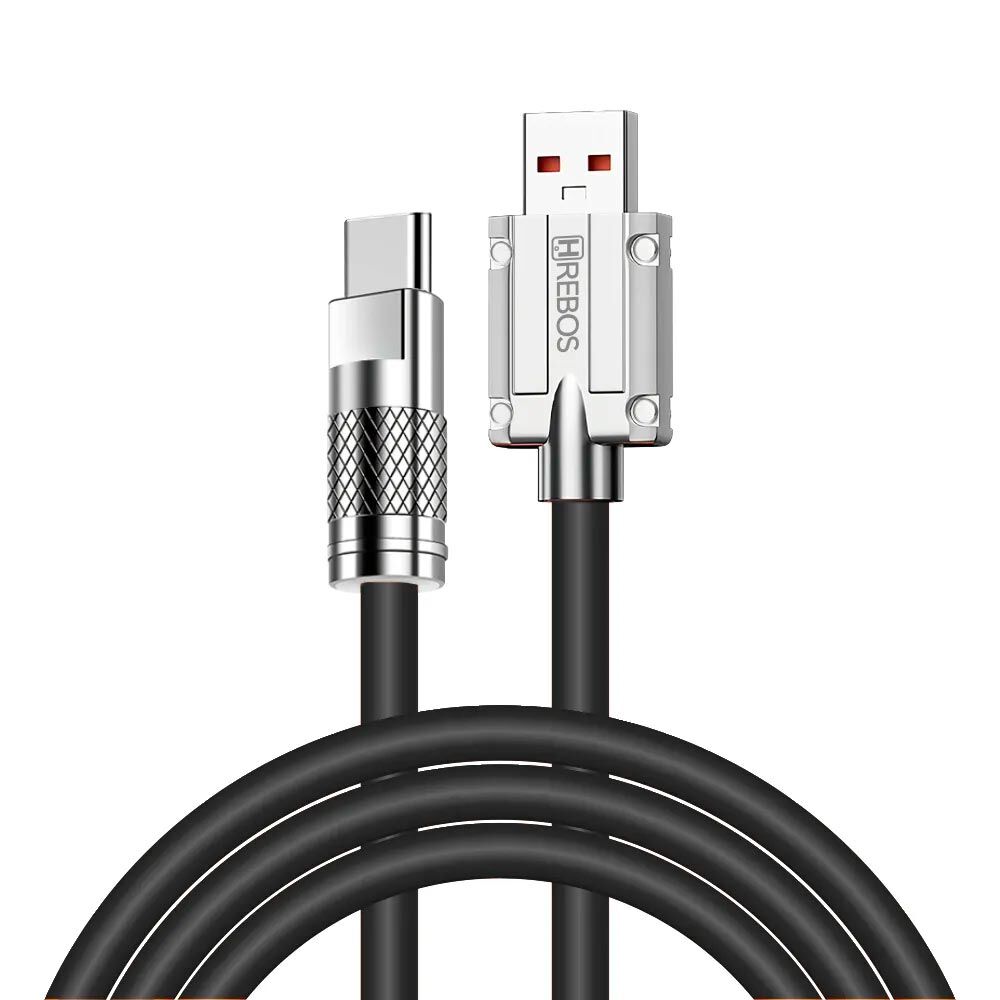 15310130859-arm01.jpg Cabo Turbo Armor Slim USB Tipo C – Carregamento Rápido CB-205C - Imagem 3