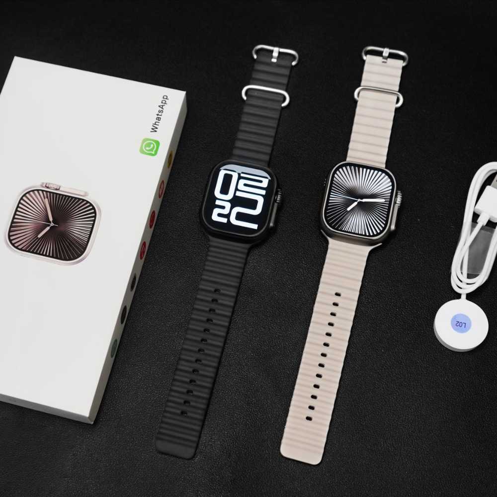 3F96E84FBCCA7651784F93A1E67C1284.jpg Smartwatch Microwear Watch Ultra 3 Relógio Inteligente com Notificações de WhatsApp - Imagem 1